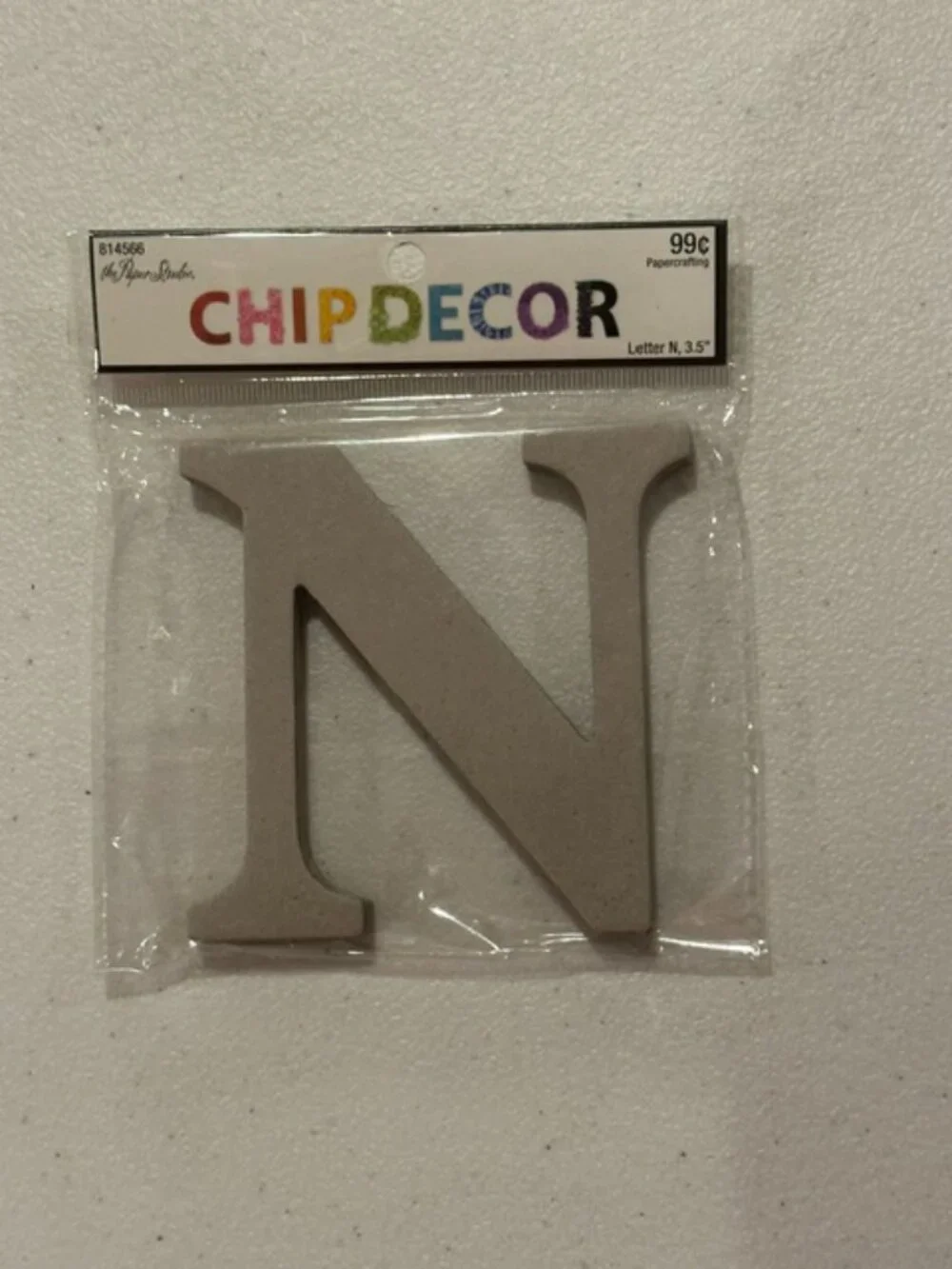 Lot of NINE (9) The Paper Studio Chip Decor 3.5